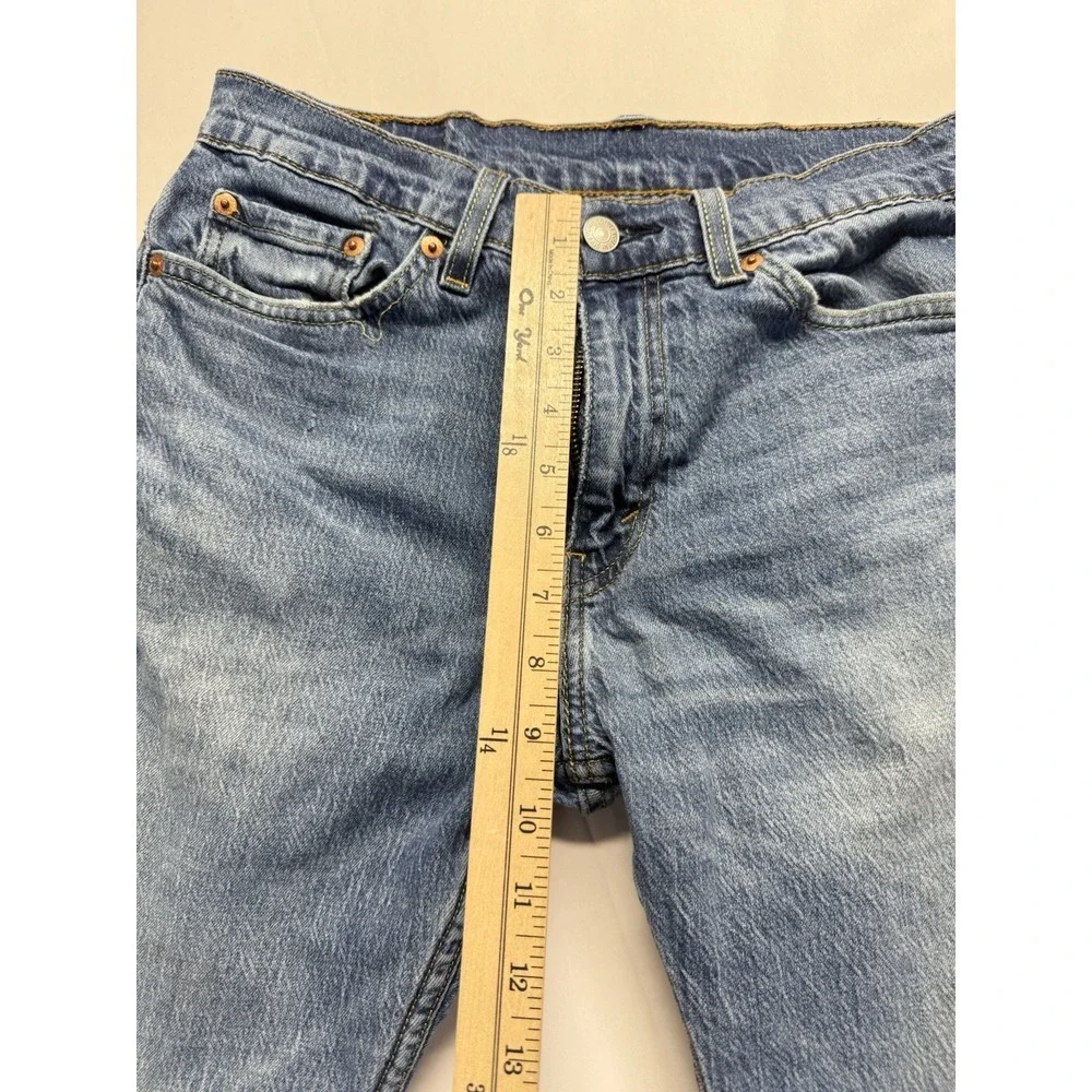 Levi's‎ 505 Jeans 30x32 medium wash Blue Zip Fly Denim Fading Casual